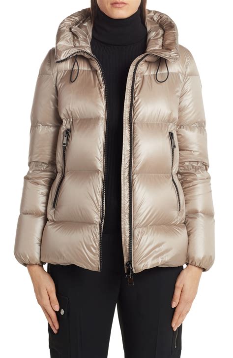 moncler hooded jacket women's